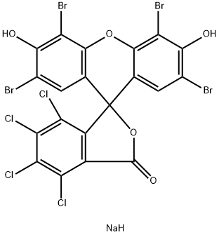 3,4,5,6-Tetrachloro-2-(1,4,5,8-tetrabromo-6-hydroxy-3-oxoxanthen-9-yl)benzoic acid disodium salt(18472-87-2)